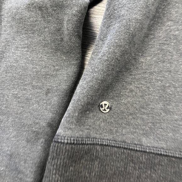 Lululemon Hug it Out Dark Gray Womens 8 Full Zip Sport Fleece Activewear Jacket‎ - Picture 3 of 8